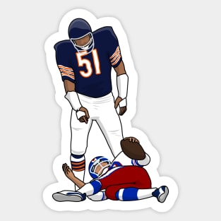 the tackle butkus Sticker